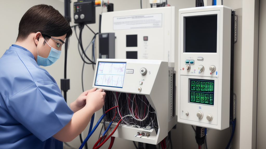 Isolated power system and line isolation monitor testing